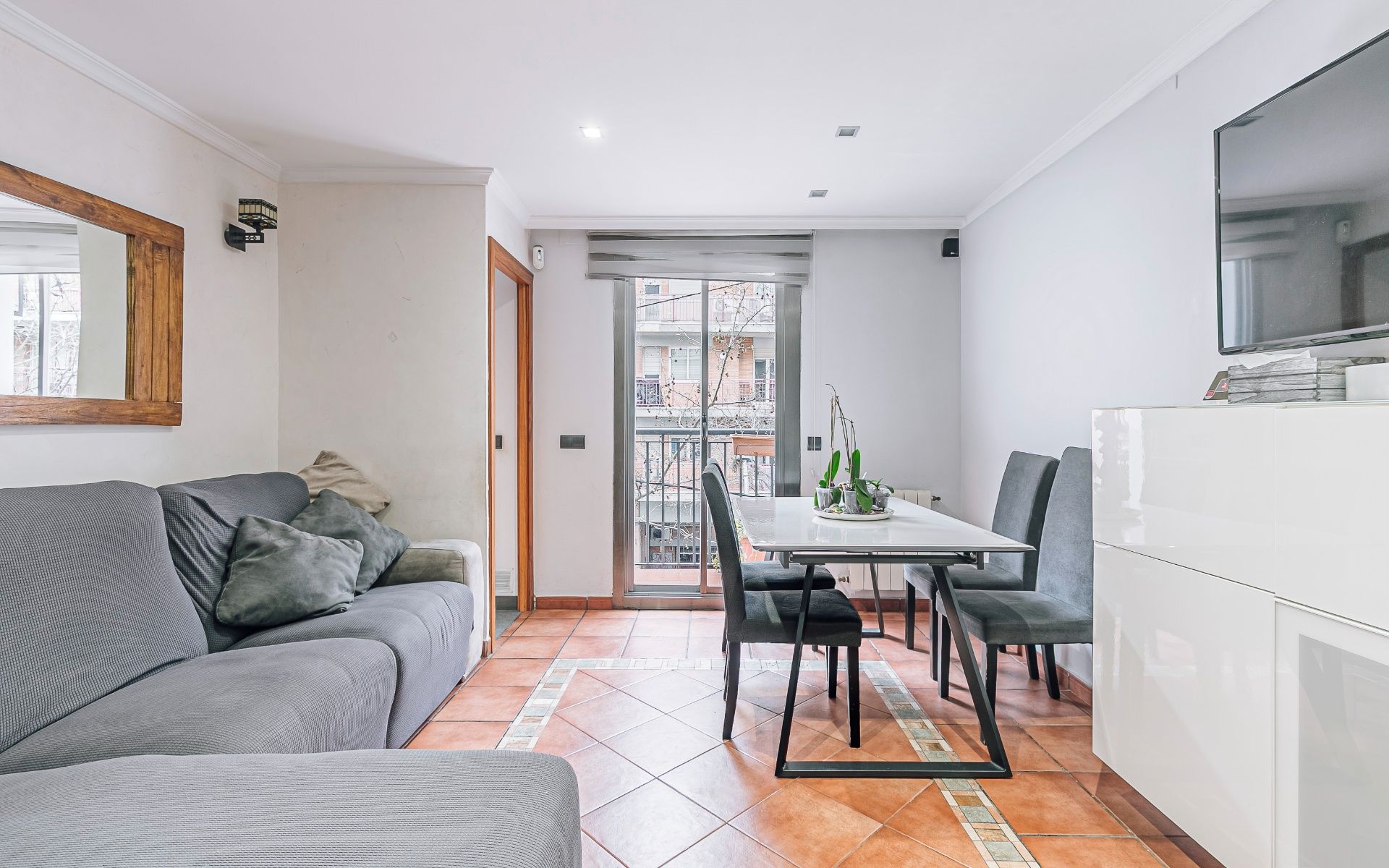 Sala de estar de Piso en venta en  Barcelona Capital con Aire acondicionado, Calefacción y Trastero