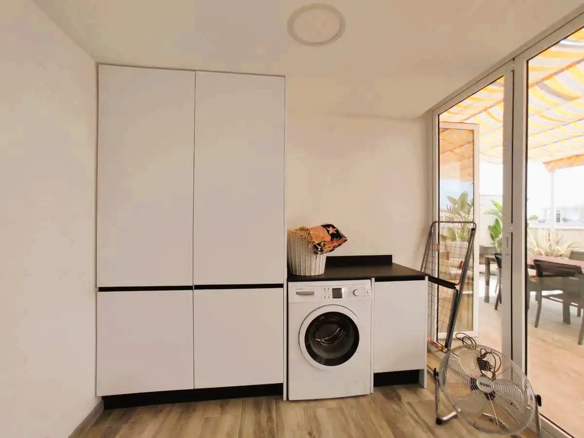 Cocina de Apartamento en venta en Canet d'En Berenguer con Aire acondicionado, Amueblado y Piscina comunitaria