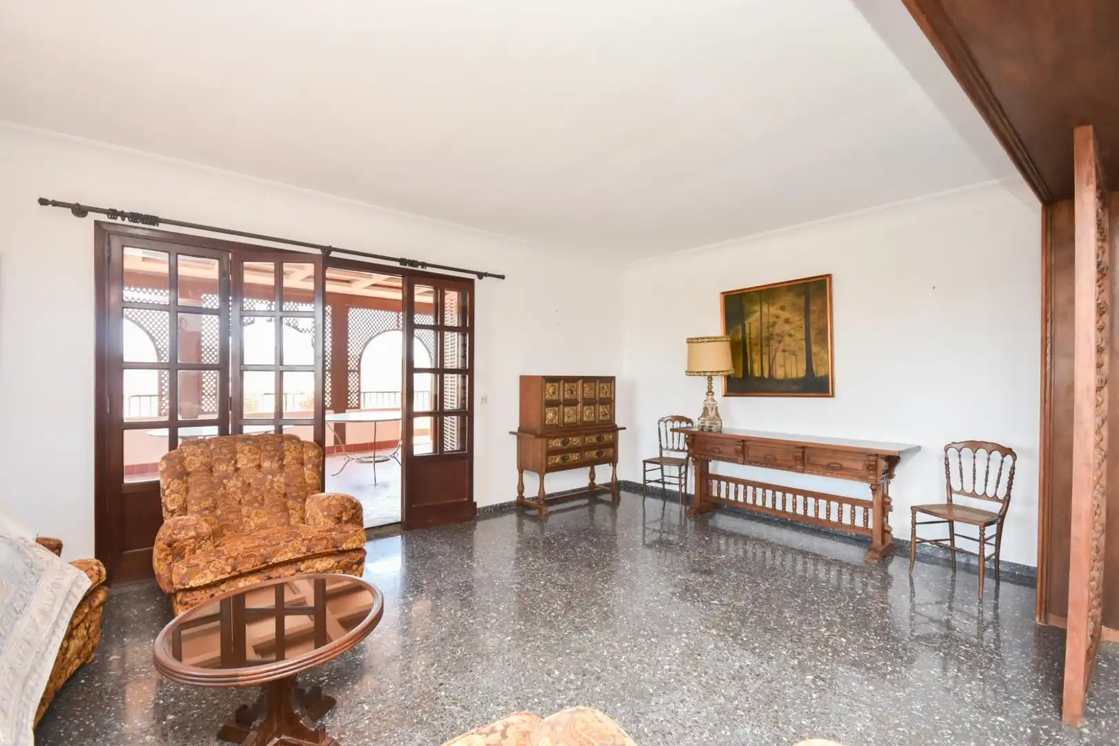 Sala de estar de Piso en venta en  Palma de Mallorca con Terraza y Balcón