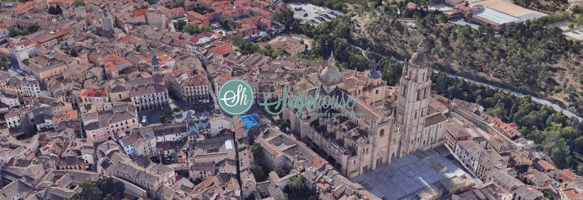 Exterior view of Flat to rent in Segovia Capital  with Heating, Parquet flooring and Furnished