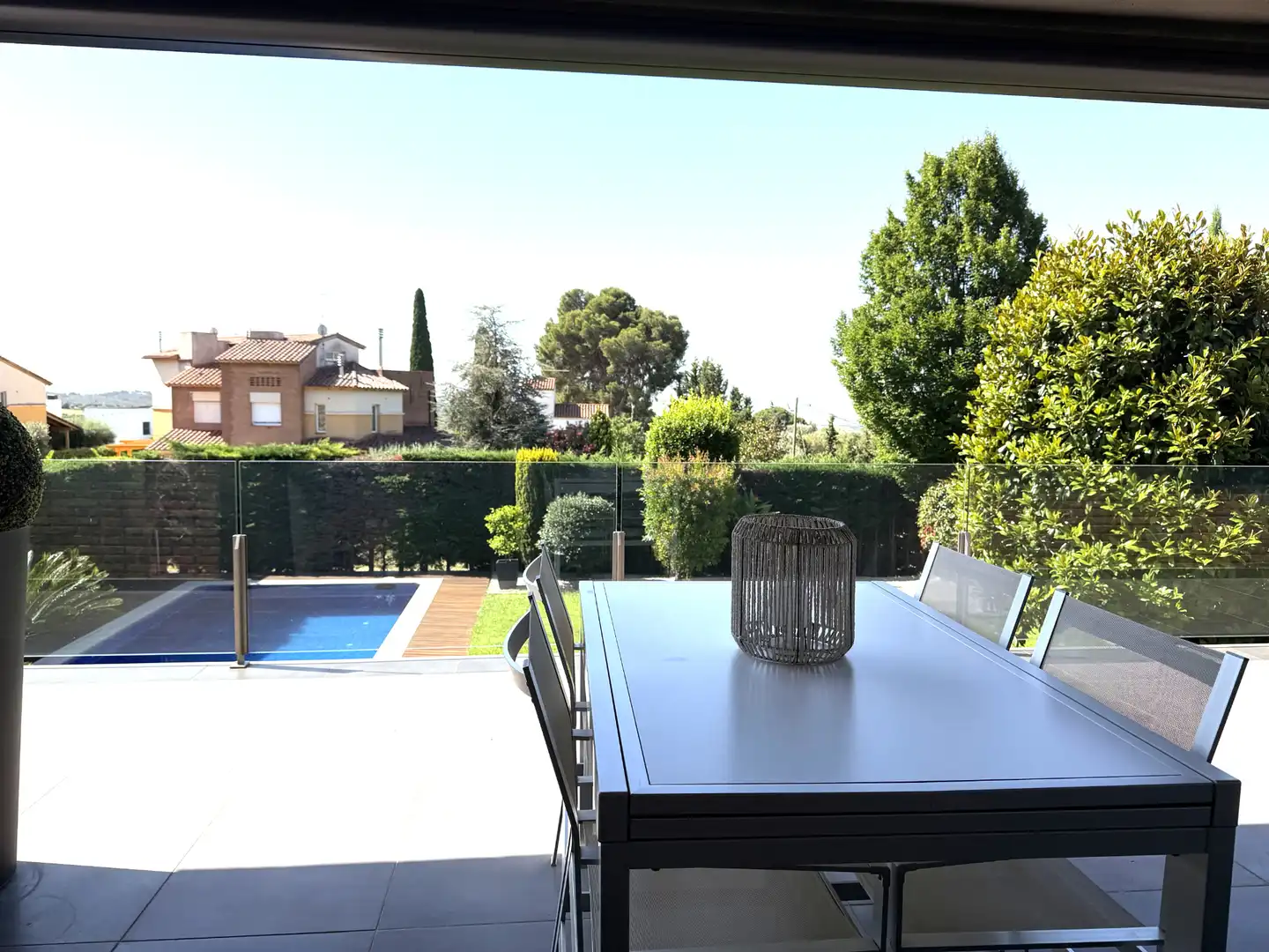 Terrassa de Casa o xalet en venda en La Garriga amb Calefacció, Jardí privat i Parquet