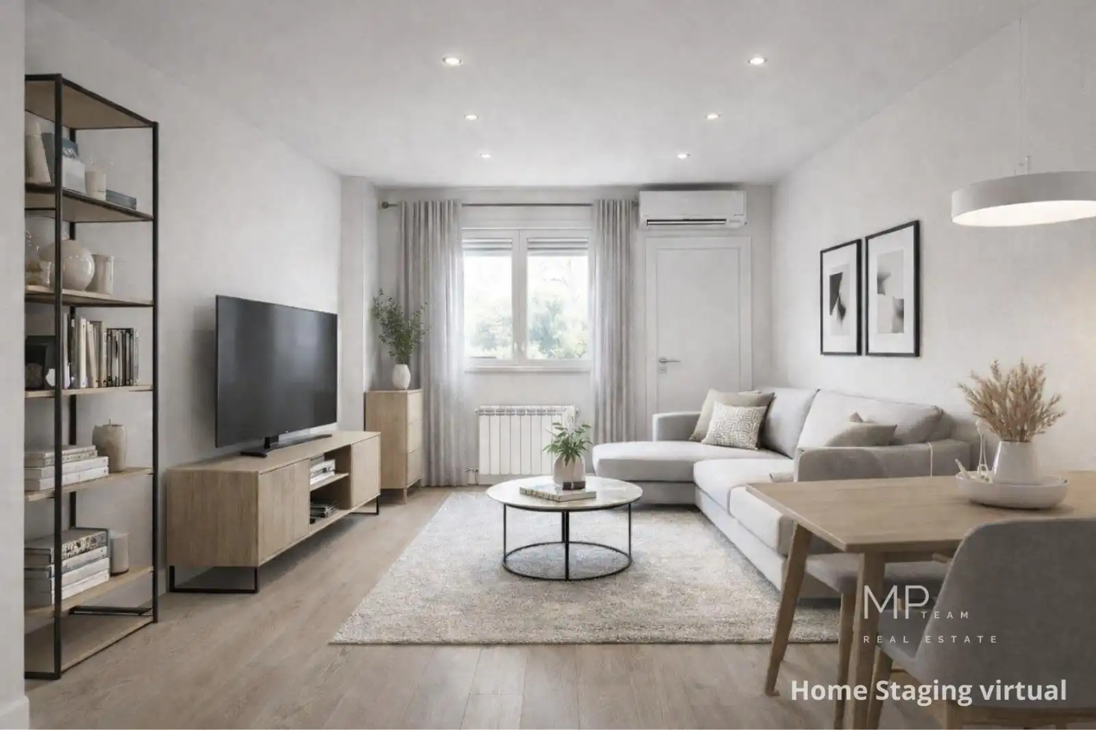 Sala d'estar de Apartament en venda en Madrid amb Aire condicionat, Calefacció i Moblat