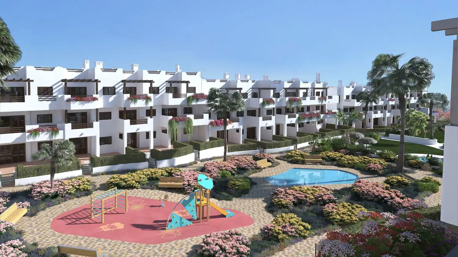 Flat with pool for sale in San Juan de los Terreros, imagen 2