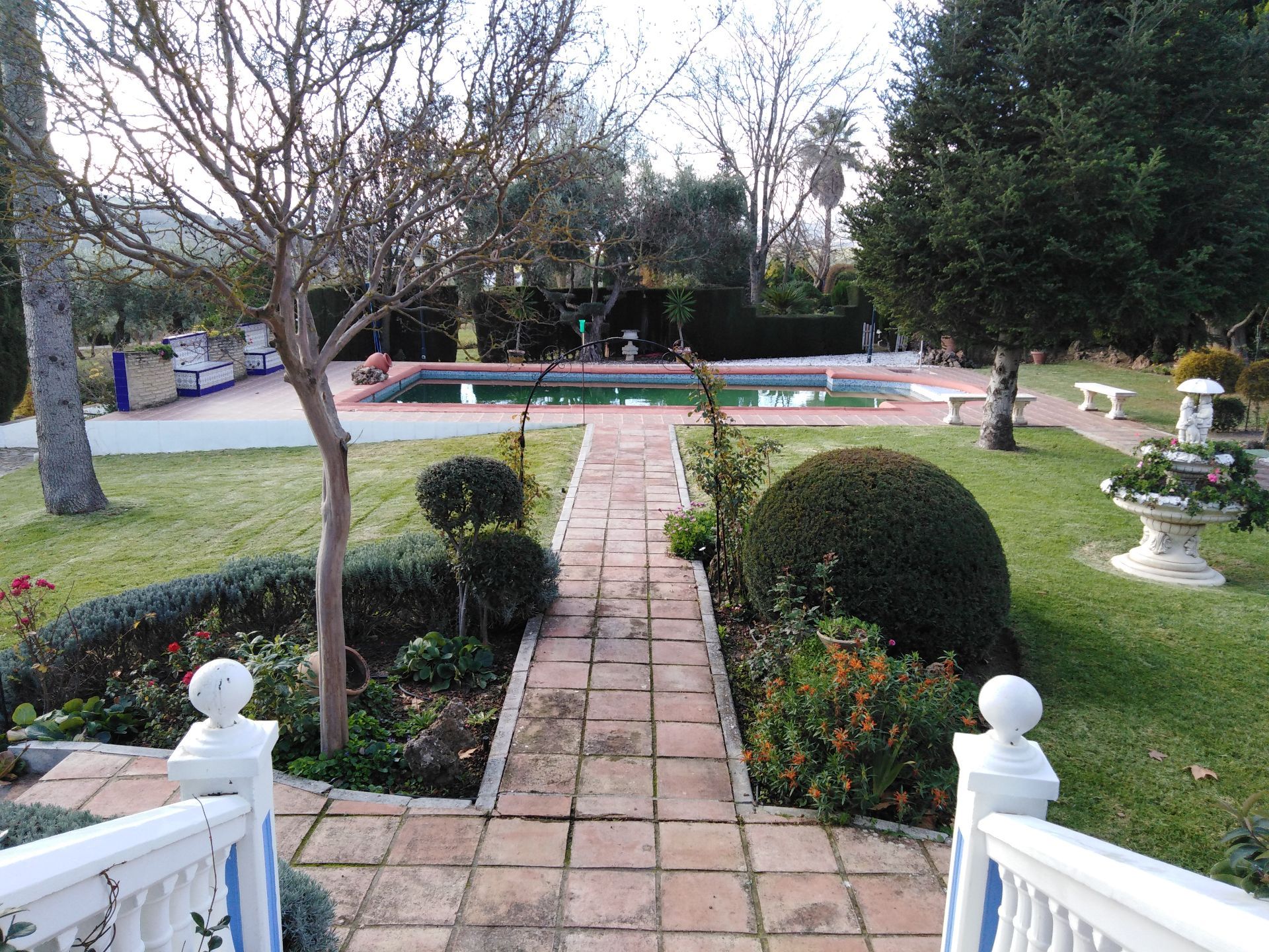 Jardí de Finca rústica en venda en Ronda amb Aire condicionat, Calefacció i Jardí privat