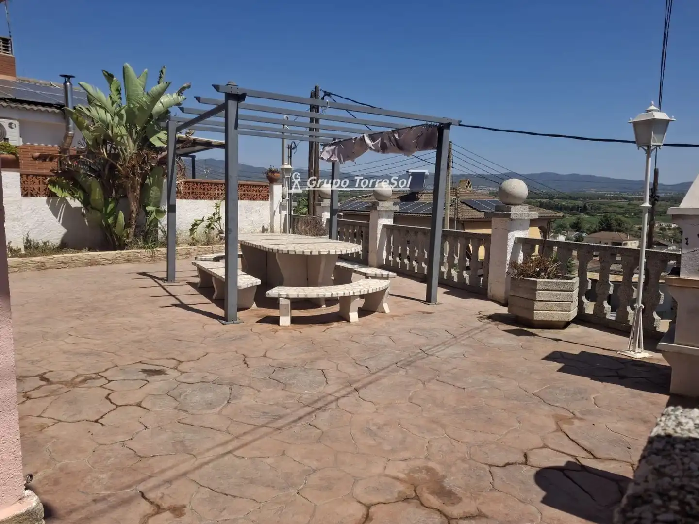 Terrassa de Casa o xalet en venda en Masllorenç amb Aire condicionat, Calefacció i Jardí privat