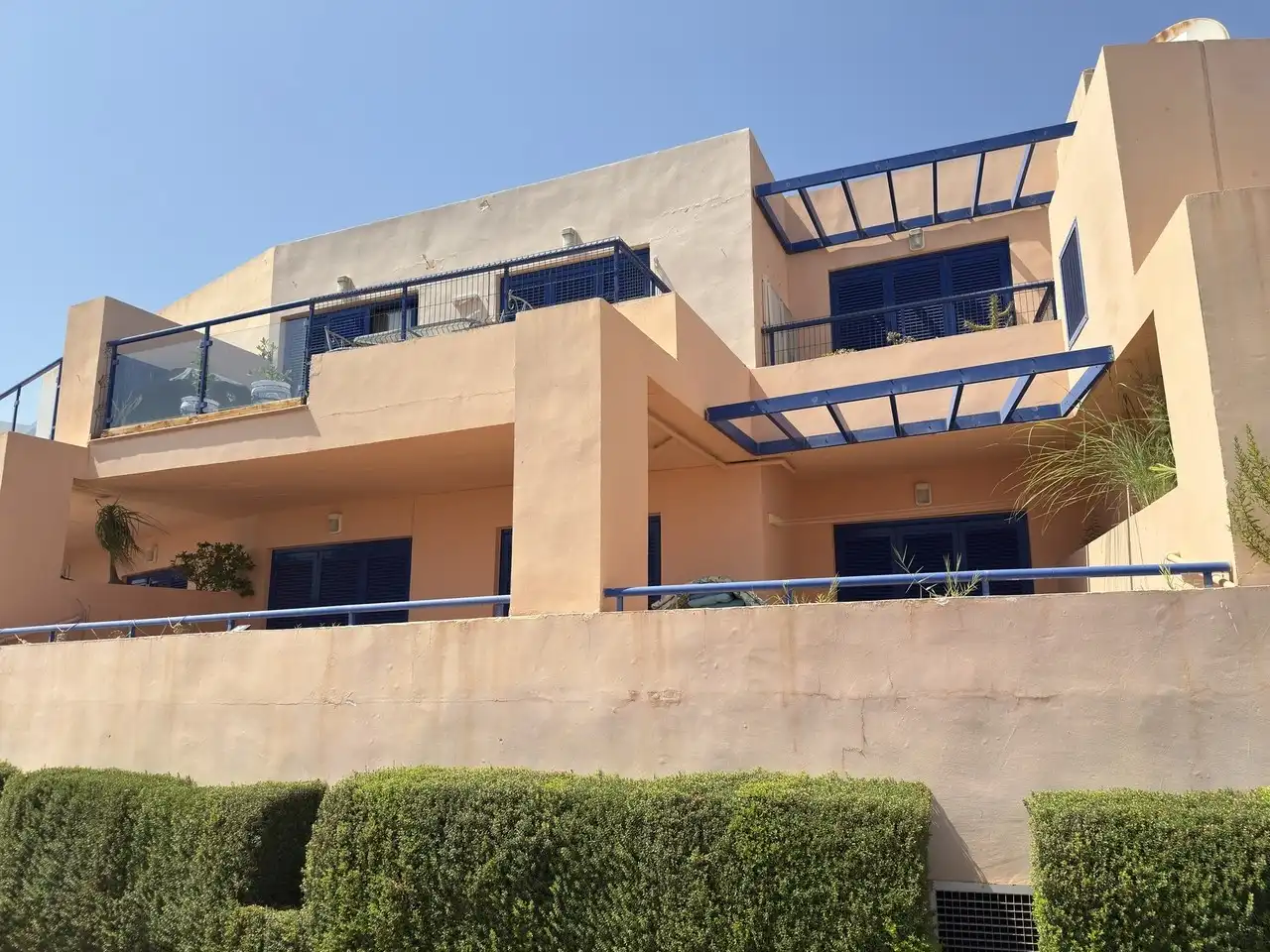 Vista exterior de Apartamento en venta en Mojácar con Aire acondicionado, Terraza y Piscina