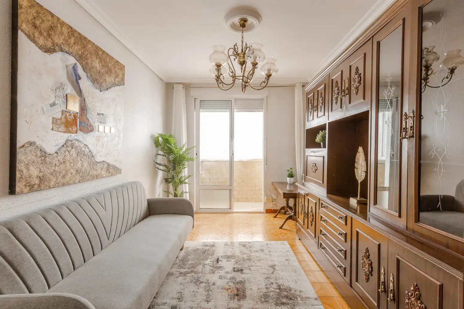Sala de estar de Piso en venta en Berriozar con Calefacción y Balcón