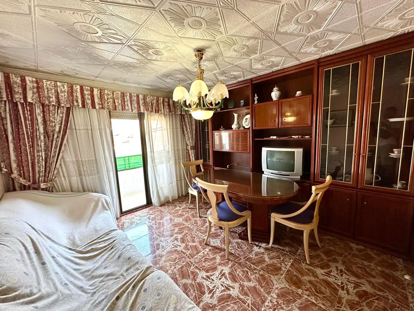 Sala de estar de Apartamento en venta en Alicante / Alacant con Aire acondicionado, Calefacción y Terraza