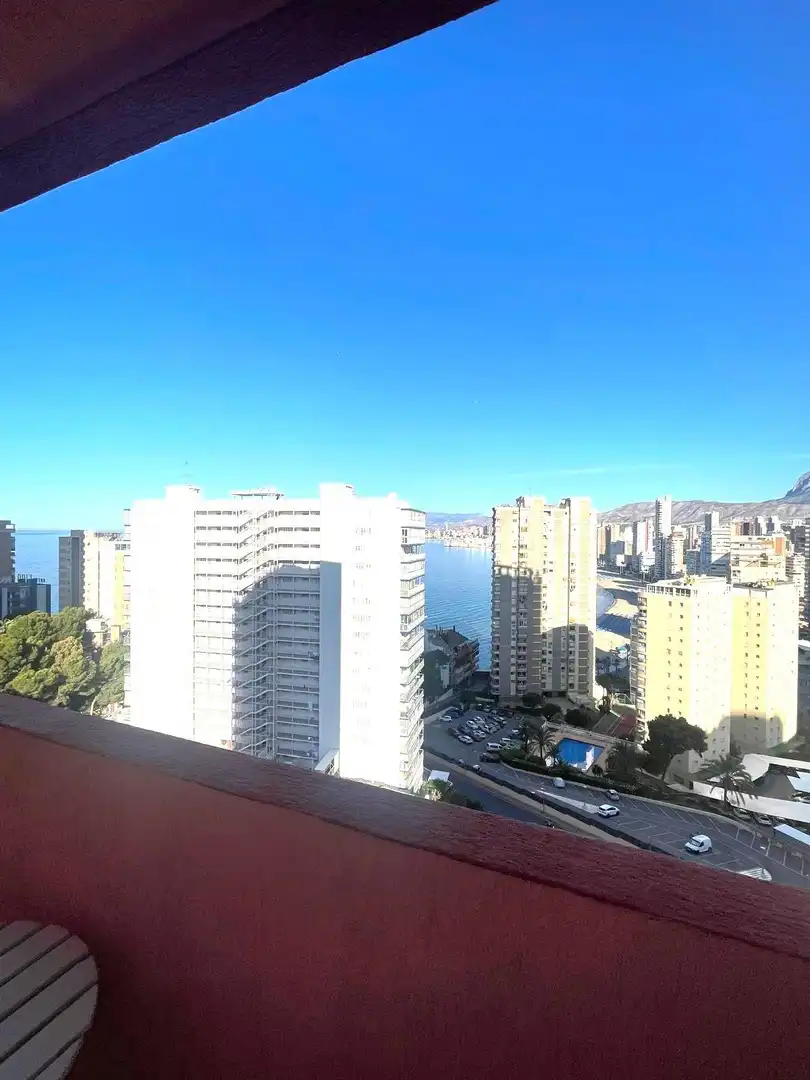 Vista exterior de Apartament en venda en Benidorm amb Aire condicionat, Moblat i Balcó