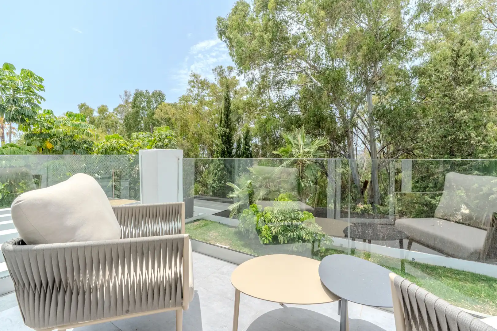 Terrassa de Casa o xalet de lloguer en Marbella amb Aire condicionat, Calefacció i Jardí privat