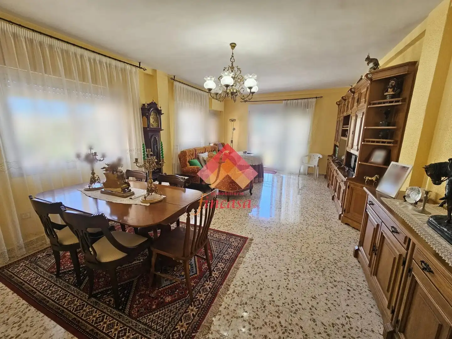 Living room of Flat for rent in Ronda  with Terrace and Furnished