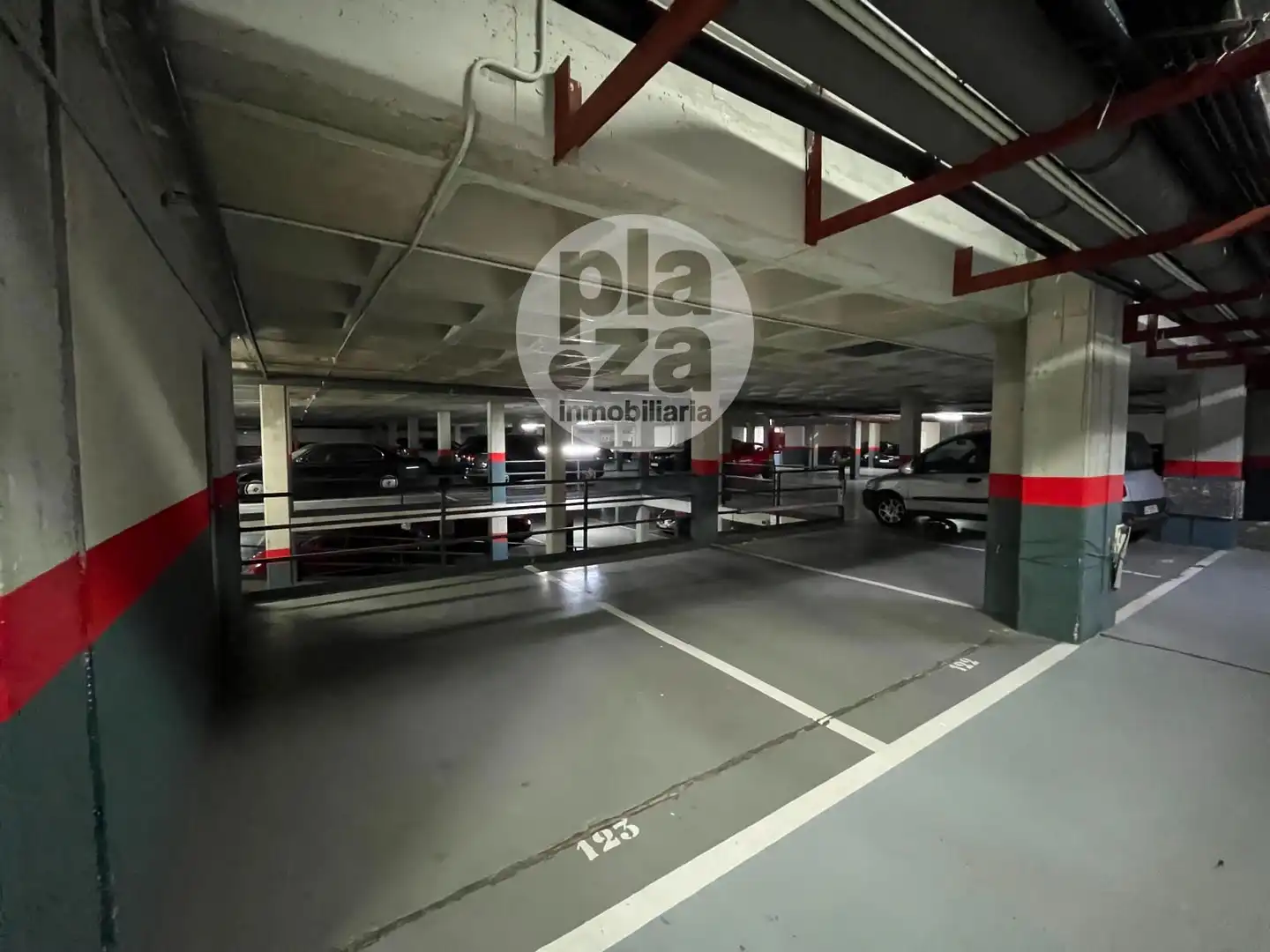 Parking of Flat for sale in Burgos  with Heating, Storage room and Swimming Pool