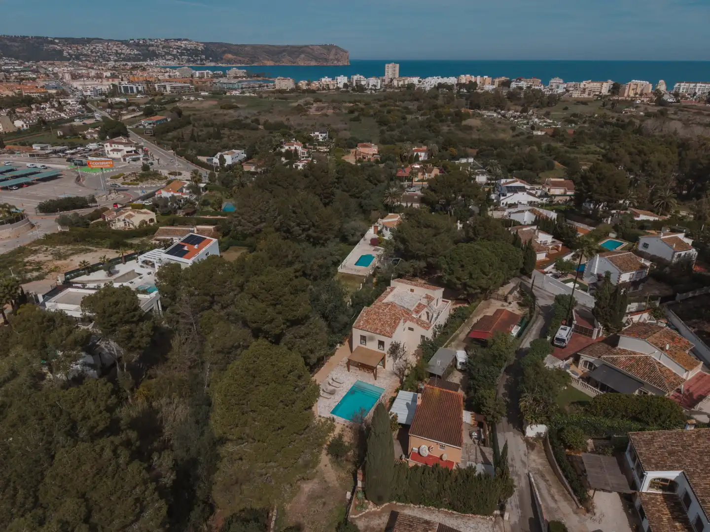 Exterior view of Houses for sale in Jávea / Xàbia  with Air Conditioner, Private garden and Terrace