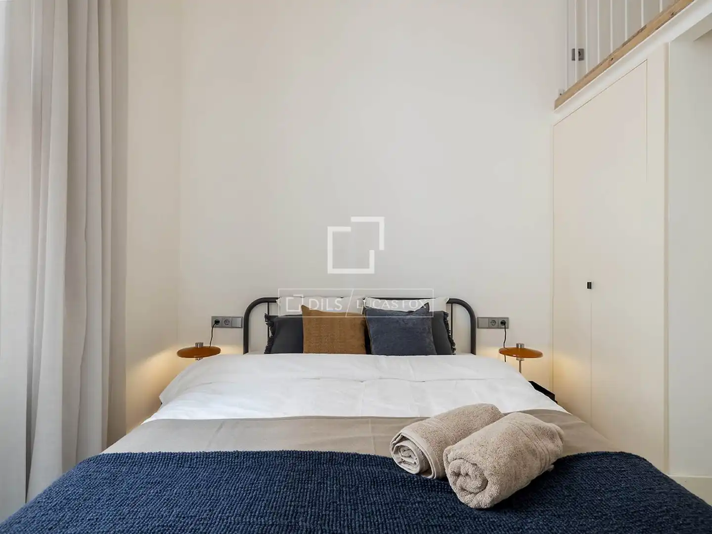 Dormitori de Loft de lloguer en Barcelona amb Aire condicionat, Calefacció i Parquet