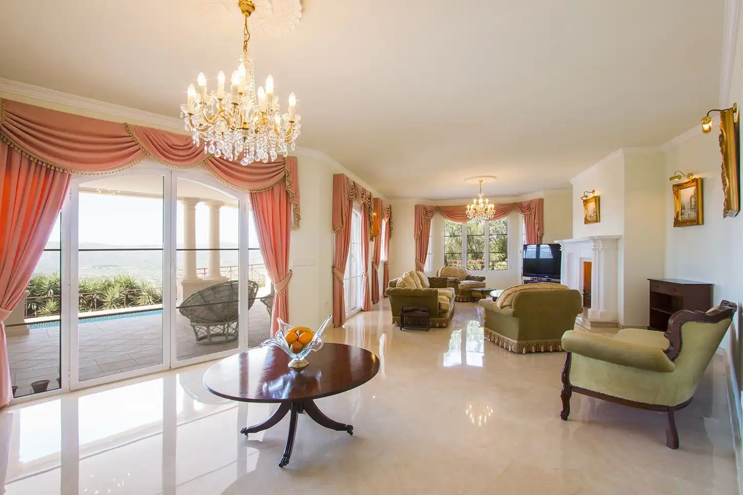 Living room of Houses for sale in Jávea / Xàbia  with Air Conditioner, Heating and Private garden