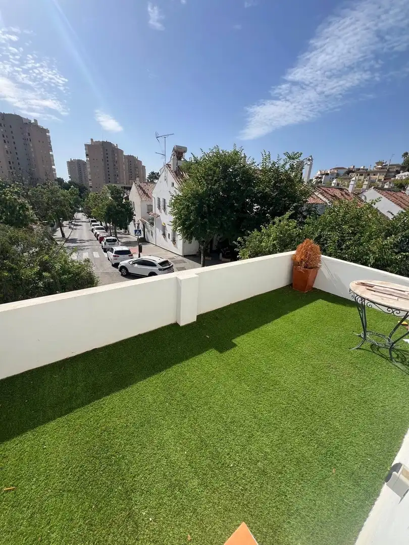 Terrassa de Casa adosada de lloguer en Playamar - Benyamina