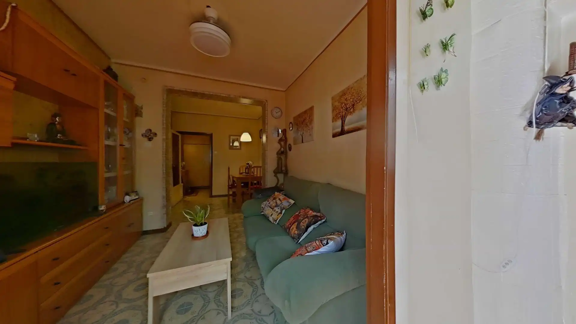 Sala d'estar de Pis en venda en Barcelona amb Balcó