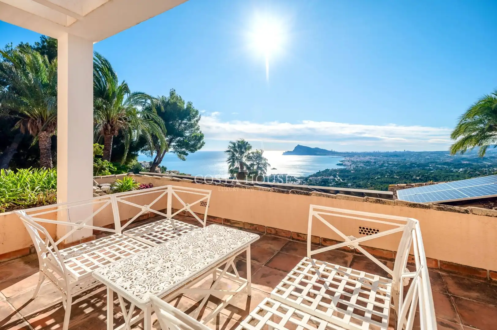 Terraza de Casa o chalet en venta en Altea con Aire acondicionado, Jardín privado y Terraza