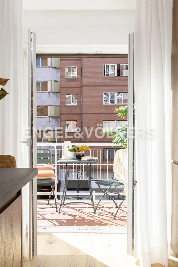 Balcony of Flat for sale in Madrid  with Heating and Terrace