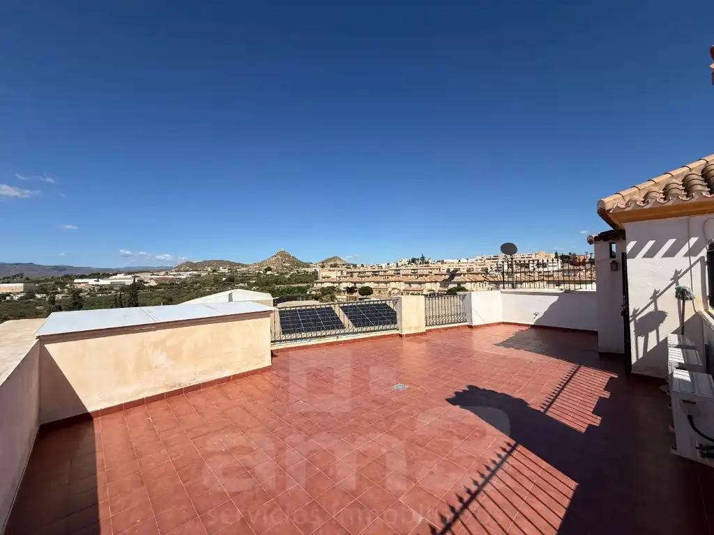 Terraza de Ático en venta en Vera con Piscina y Amueblado