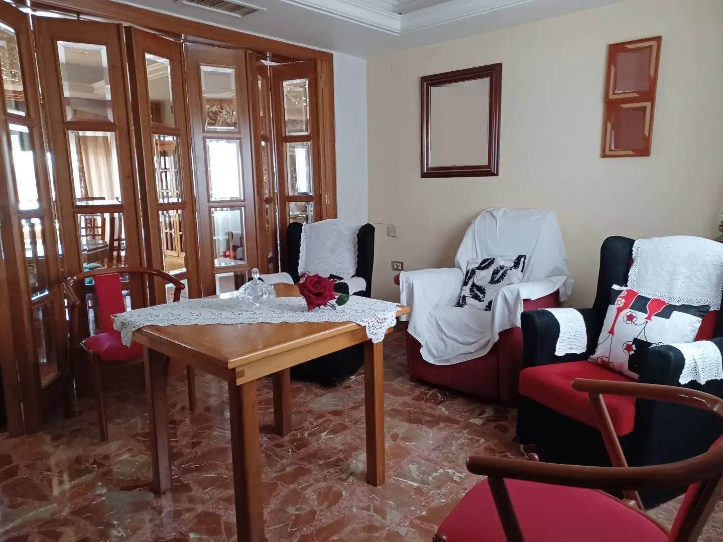 Sala de estar de Piso en venta en Albaida con Aire acondicionado, Calefacción y Trastero