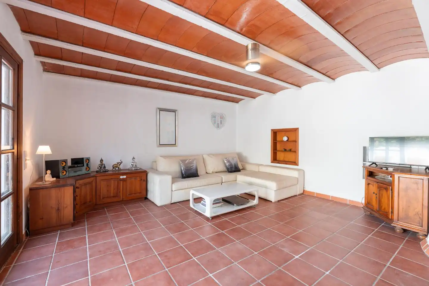Sala d'estar de Casa o xalet en venda en Santa Eulària des Riu amb Aire condicionat i Terrassa