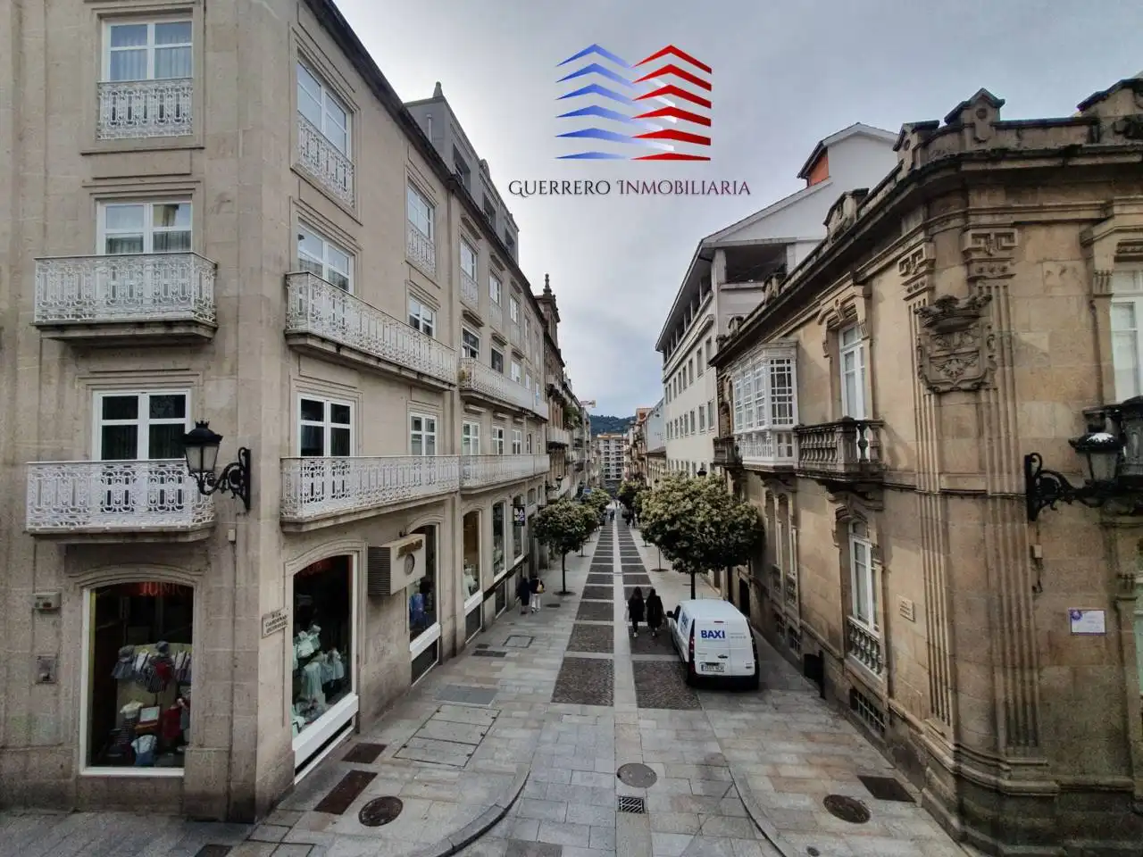 Vista exterior de Piso en venta en Ourense Capital  con Calefacción, Balcón y Alarma