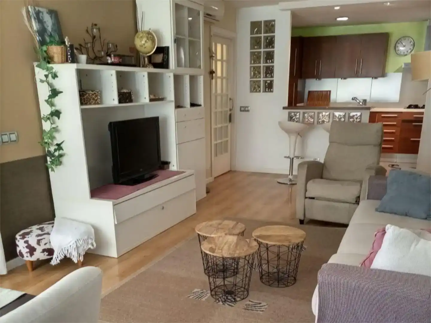 Sala de estar de Piso en venta en Mataró con Aire acondicionado y Balcón