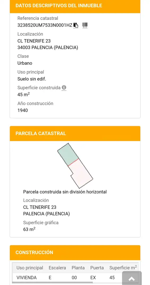 Residencial en venta en Palencia