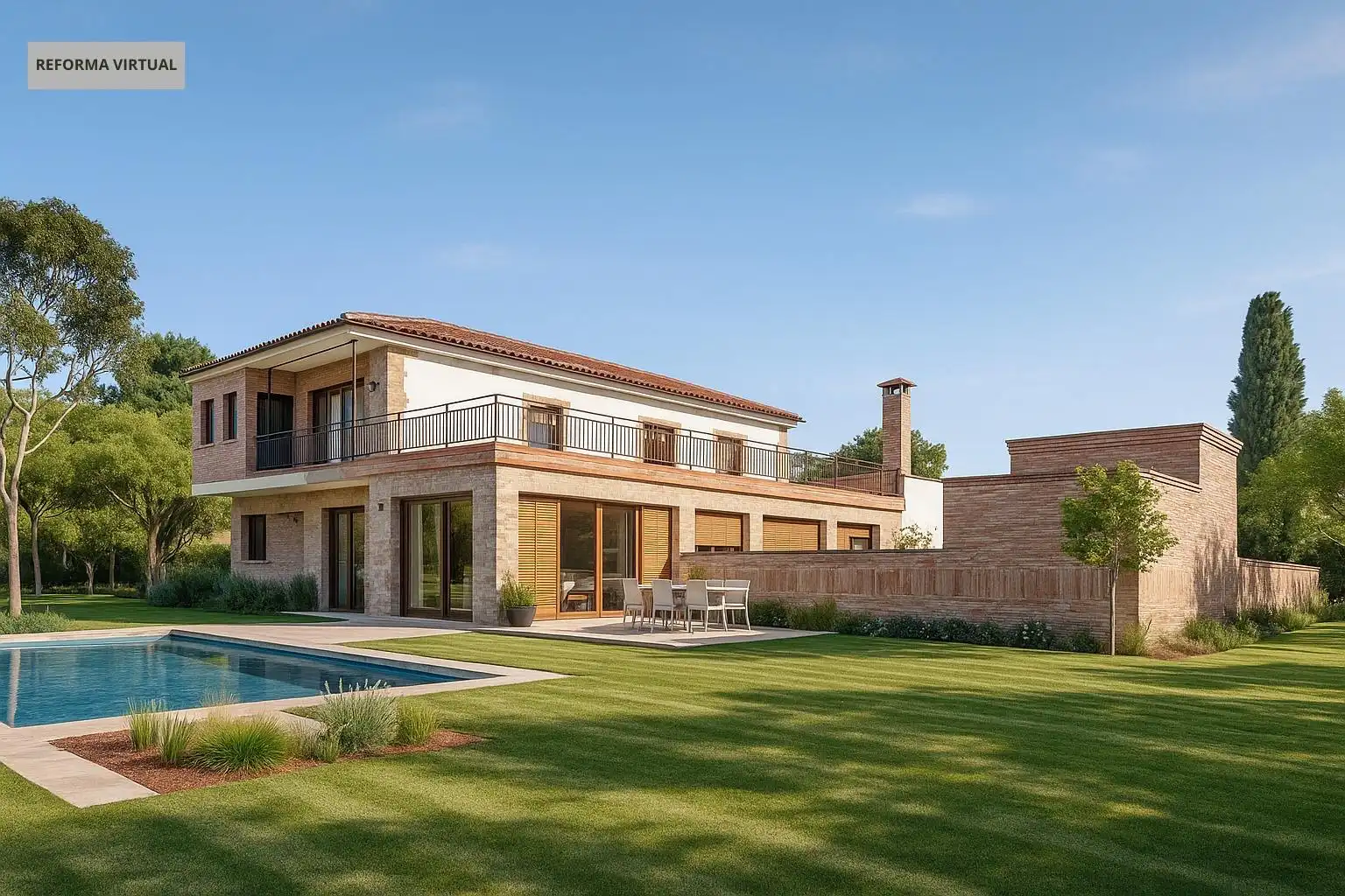 Vista exterior de Casa o chalet en venta en San Martín de Pusa con Aire acondicionado, Calefacción y Jardín privado