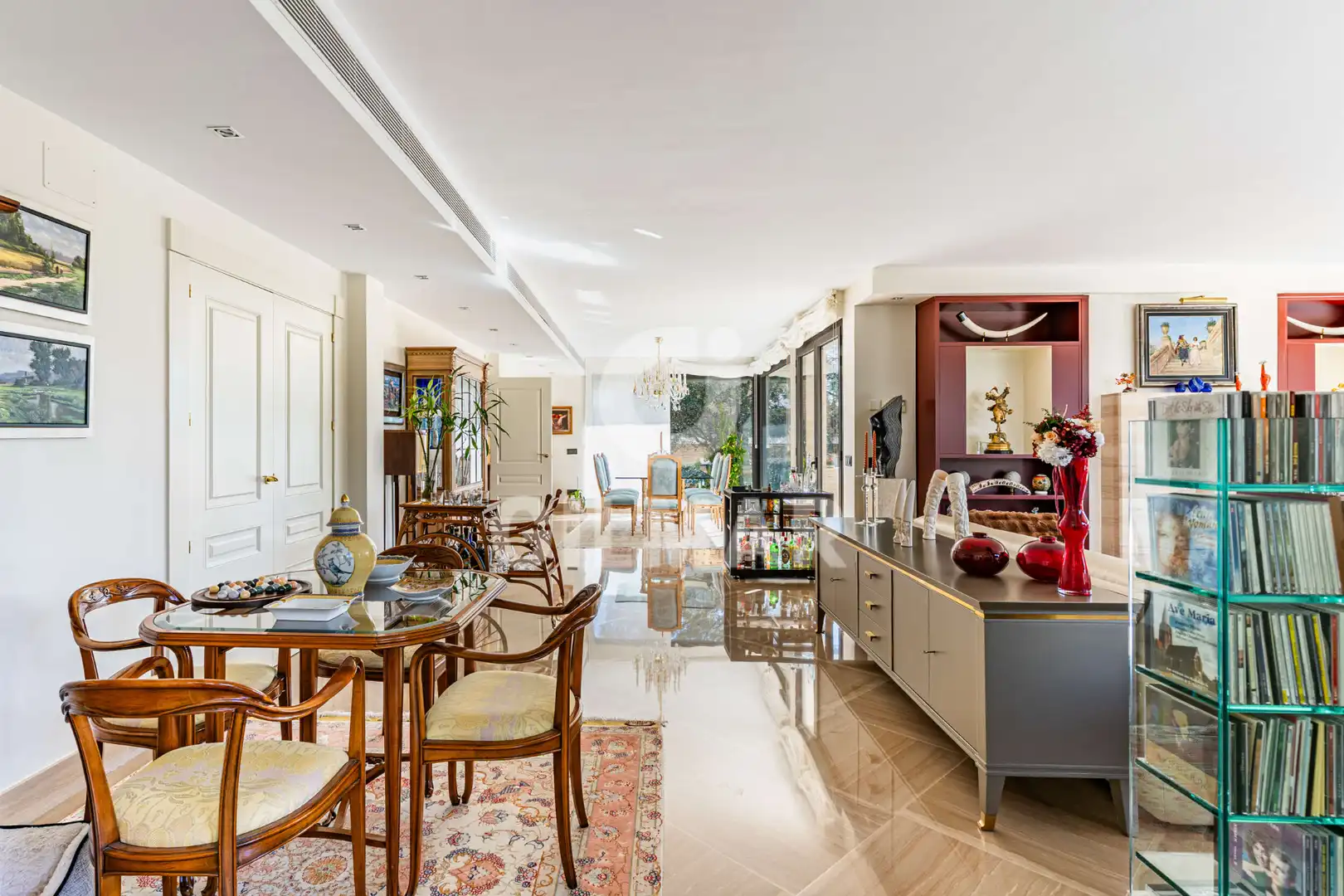 Comedor de Casa o chalet en venta en Las Rozas de Madrid con Aire acondicionado, Calefacción y Jardín privado