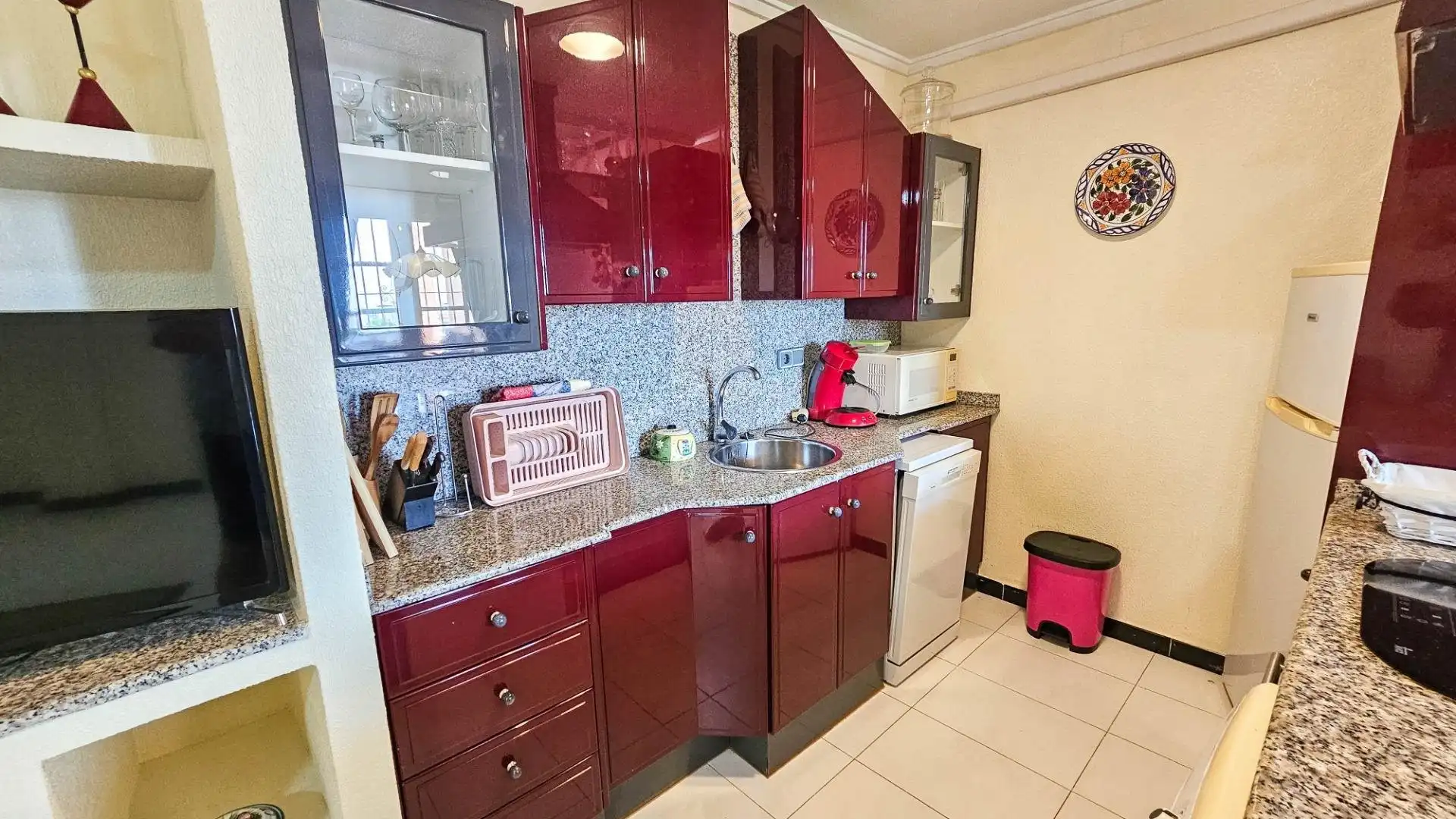 Kitchen of Houses for sale in Orihuela  with Air Conditioner, Private garden and Swimming Pool