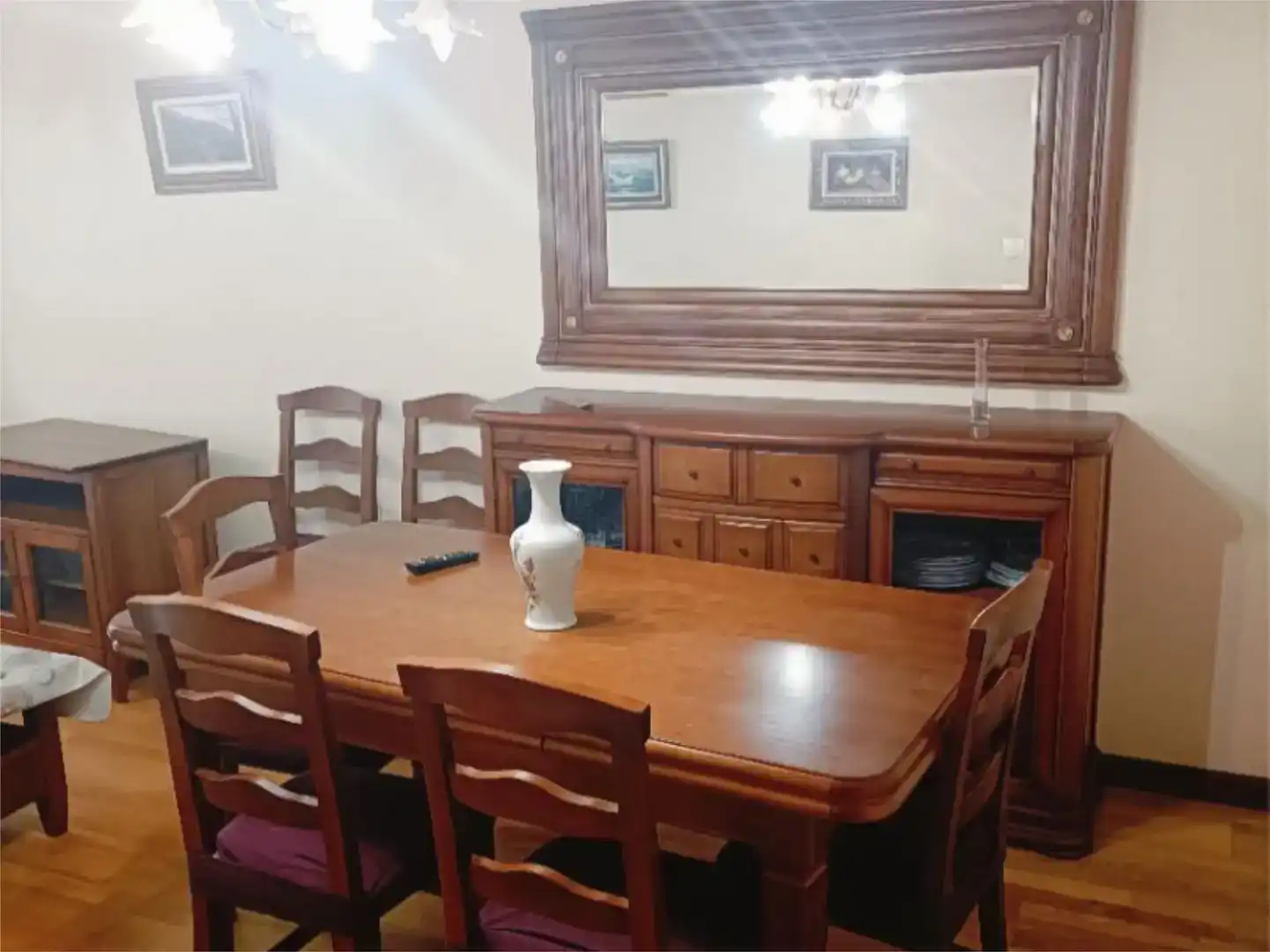 Dining room of Flat for rent in Viveiro  with Furnished and Balcony