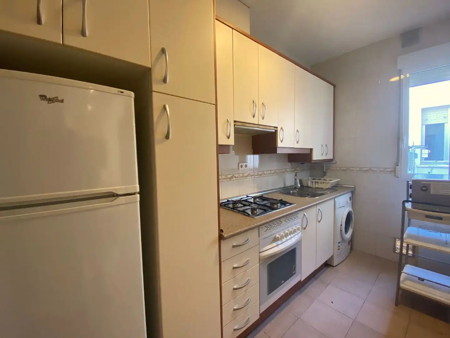 Küche von Wohnung zur Miete in  Madrid Capital mit Balkon