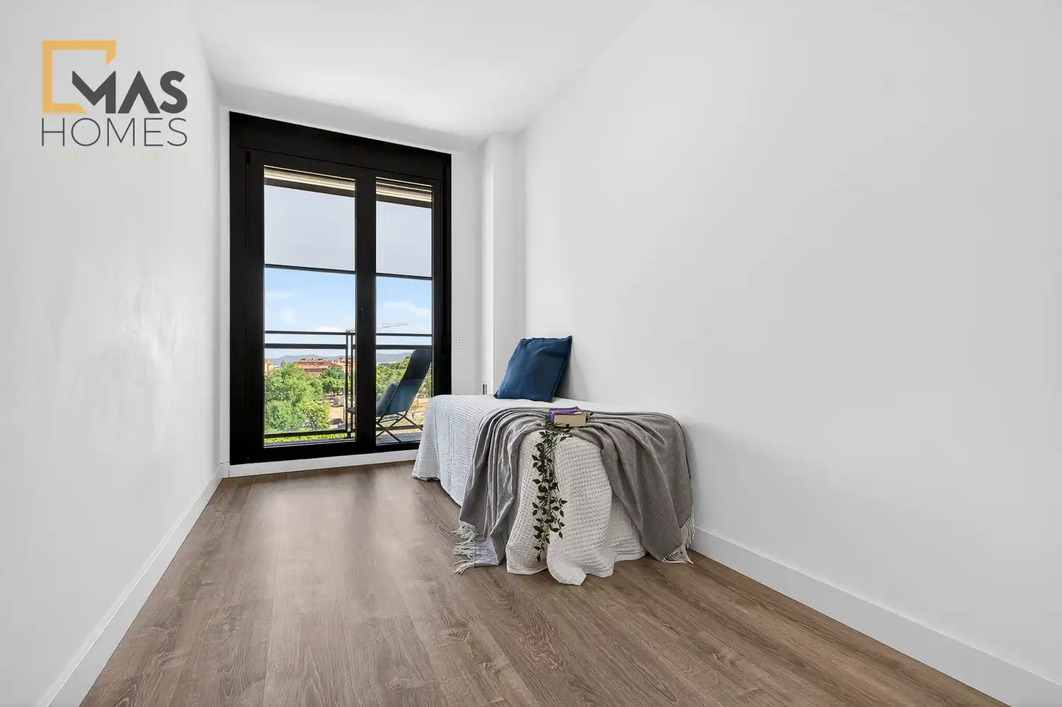 Schlafzimmer von Maisonette zum Verkauf in Sabadell mit Klimaanlage, Heizung und Parkett