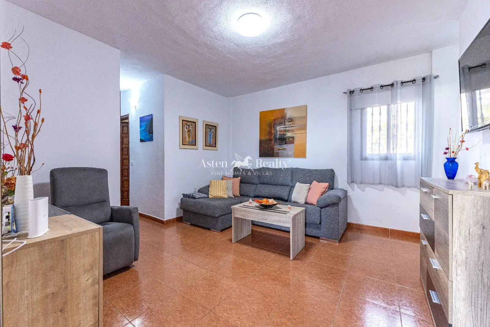 Living room of Houses for sale in Guía de Isora  with Terrace, Storage room and Swimming Pool