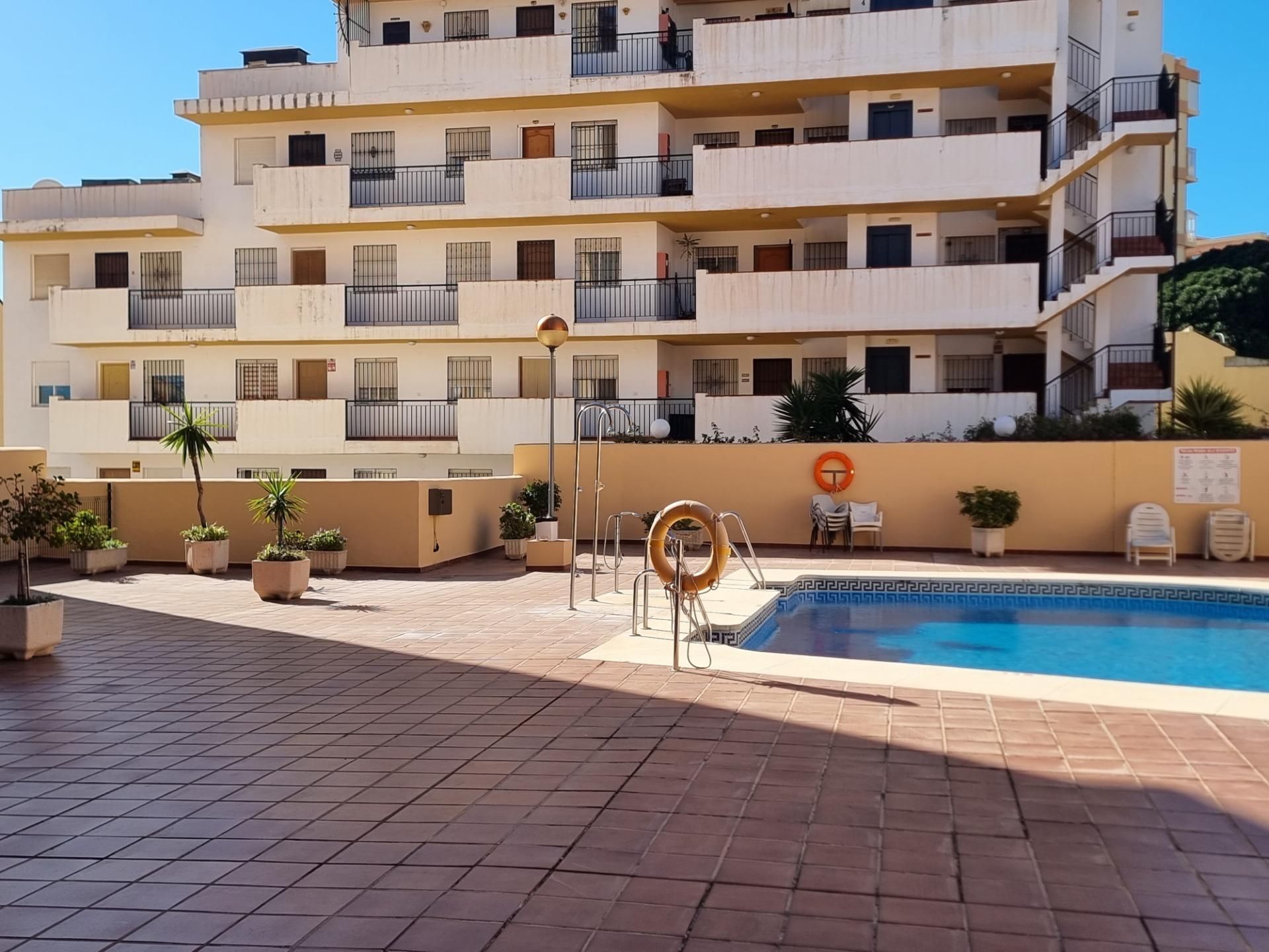 Swimming pool of Attic for sale in Benalmádena  with Air Conditioner, Private garden and Parquet flooring
