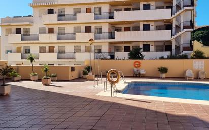 Swimming pool of Attic for sale in Benalmádena  with Air Conditioner, Private garden and Parquet flooring