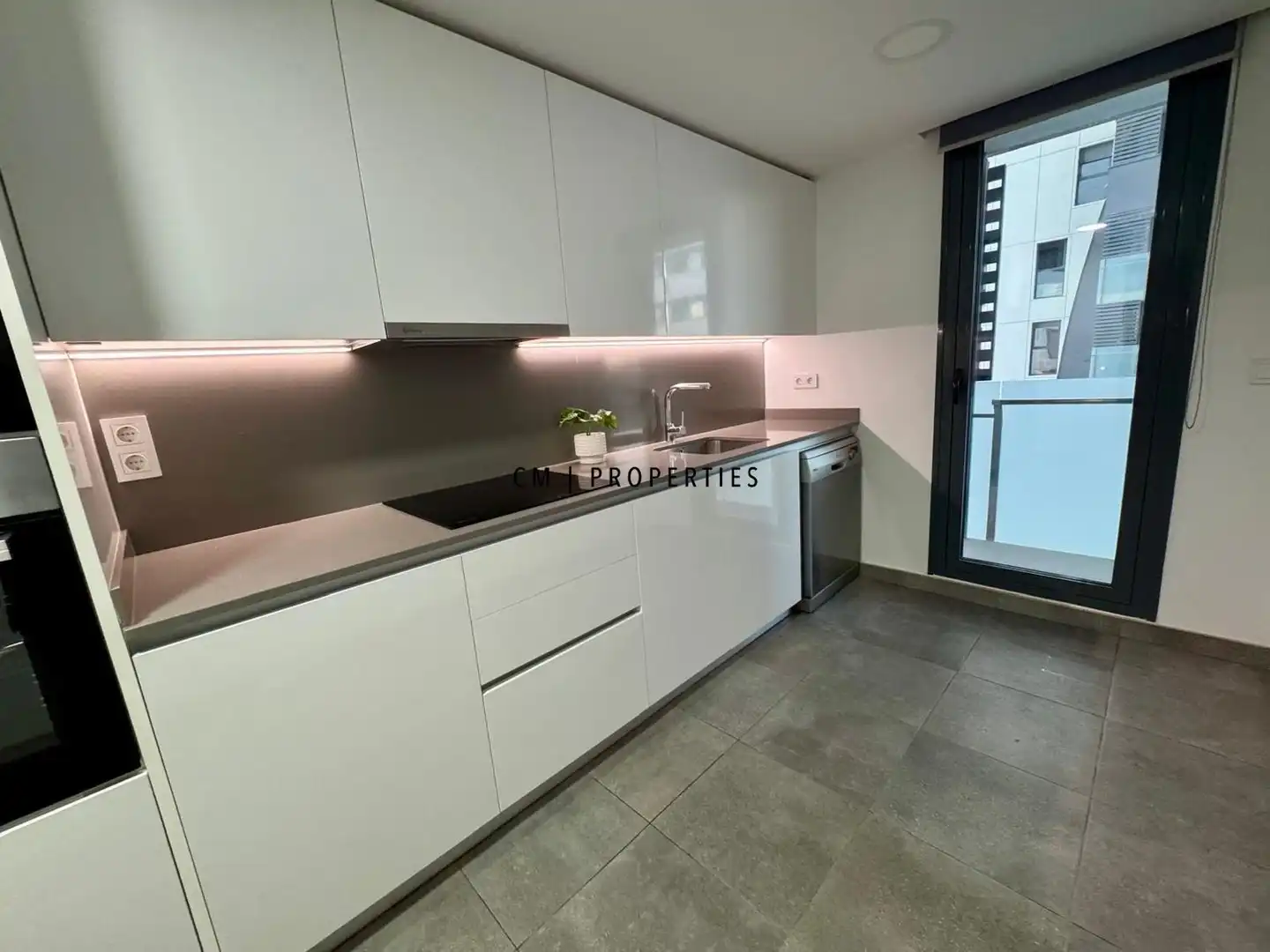 Cocina de Piso de alquiler en Valencia con Aire acondicionado, Calefacción y Parquet