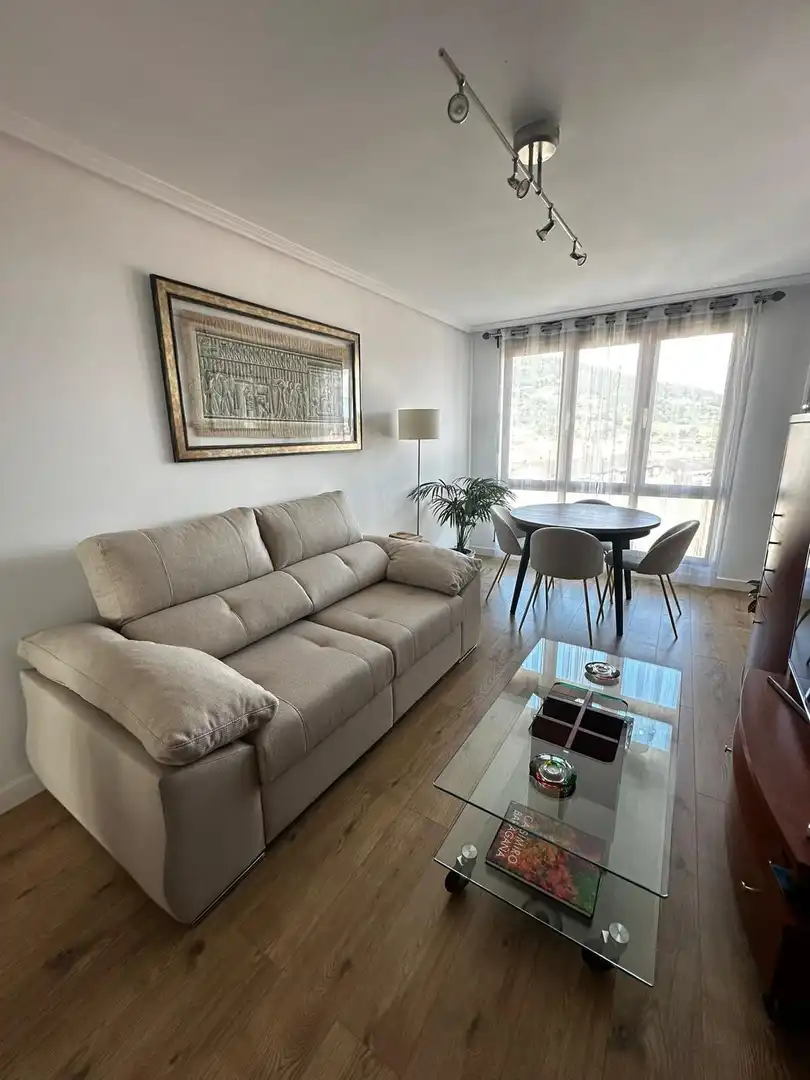 Sala de estar de Apartamento de alquiler en Oviedo  con Calefacción y Amueblado