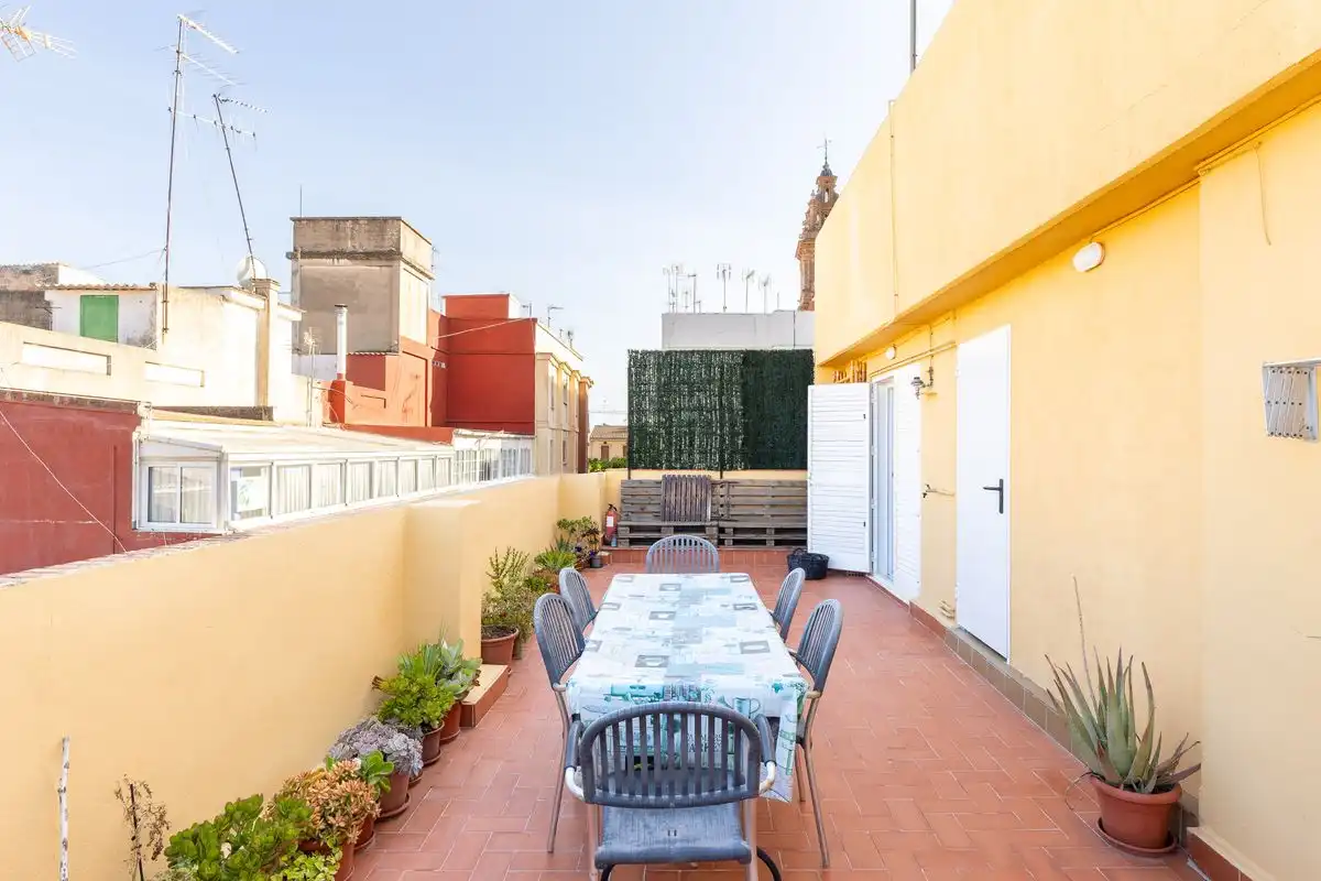 Terrasse von Dachboden zum Verkauf in Foios mit Klimaanlage, Heizung und Terrasse