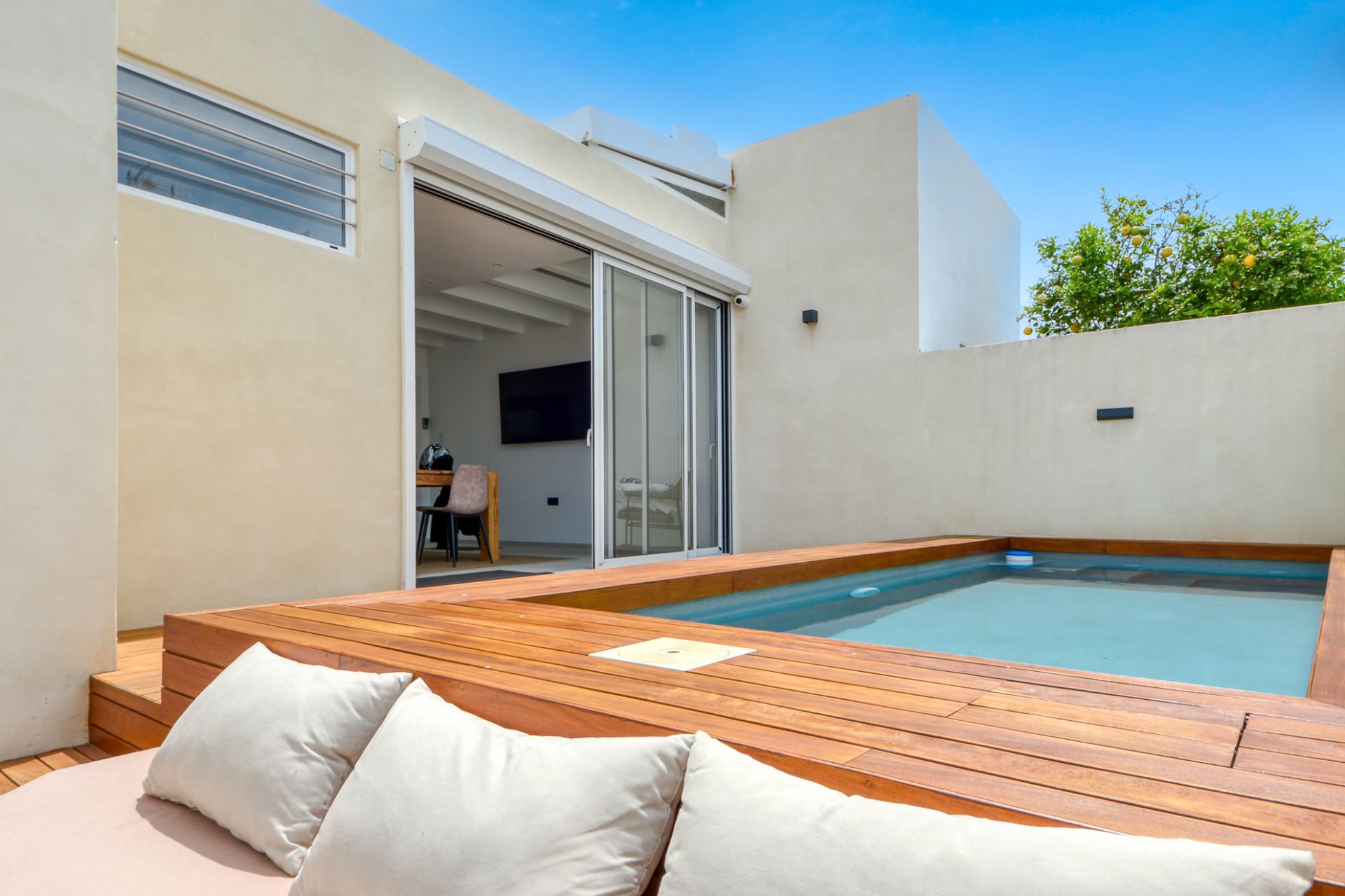Terraza de Casa o chalet de alquiler en Roses con Aire acondicionado, Terraza y Piscina