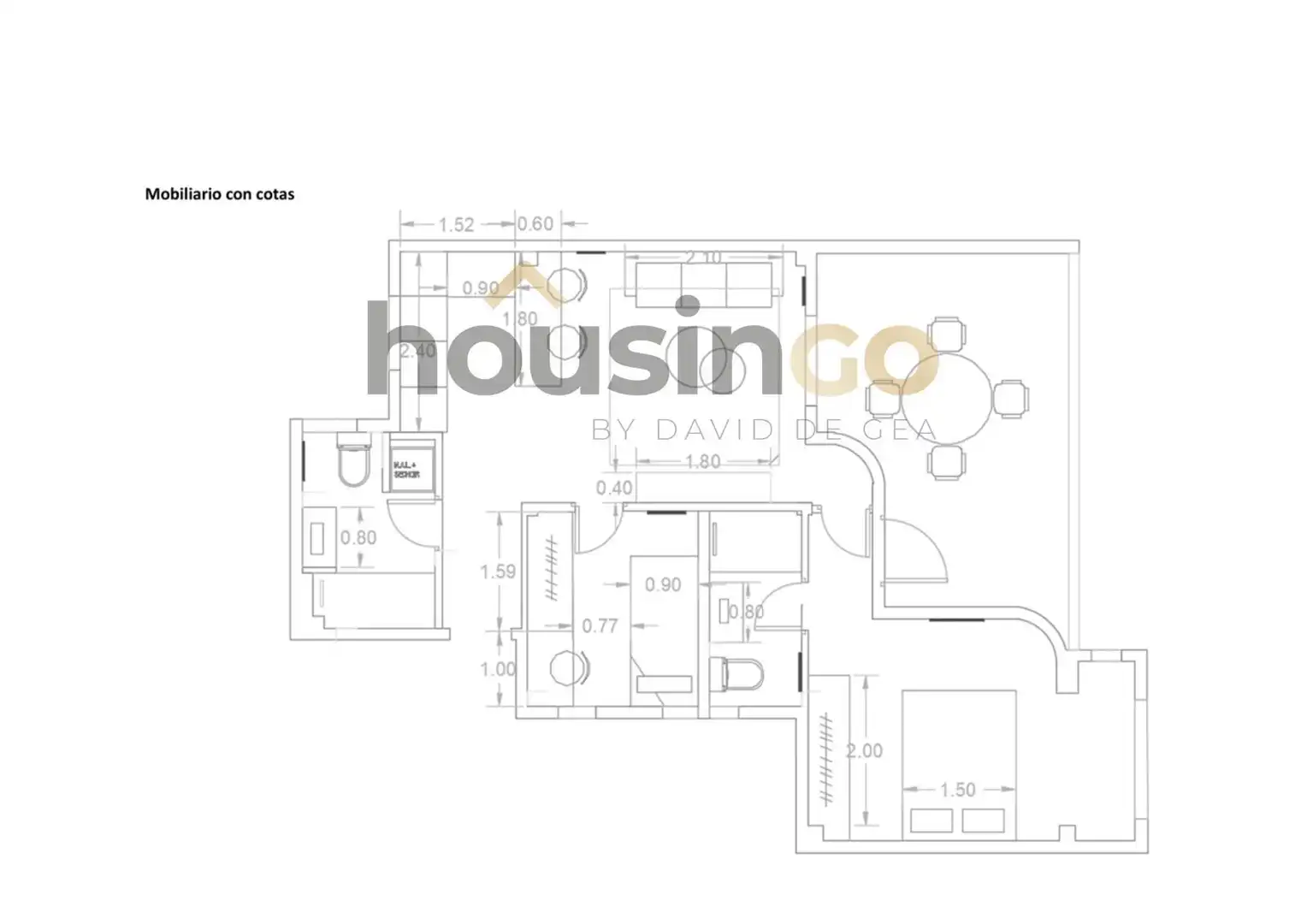 Penthouse with terrace for sale in Galileo, imagen 40