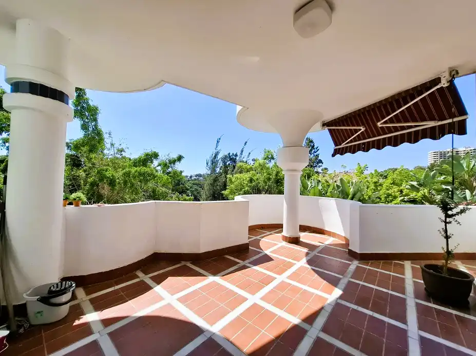 Terrace of Flat for sale in Marbella  with Air Conditioner, Private garden and Terrace