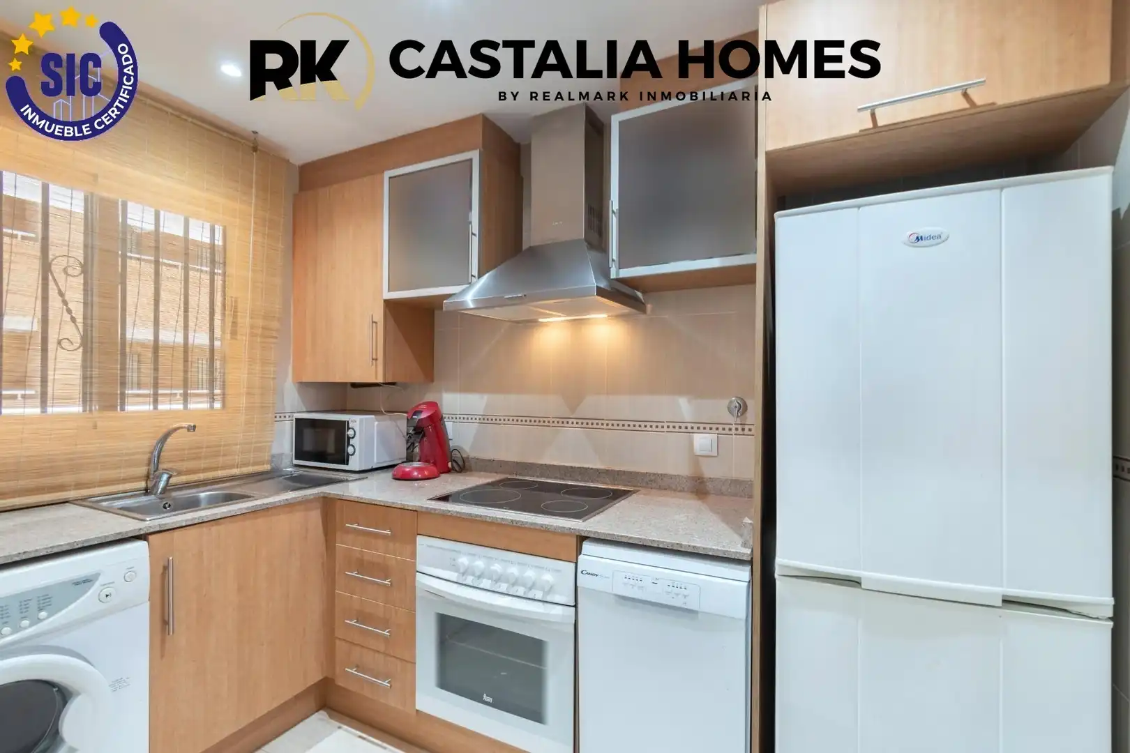 Cuina de Apartament en venda en Oropesa del Mar / Orpesa amb Aire condicionat, Jardí privat i Terrassa