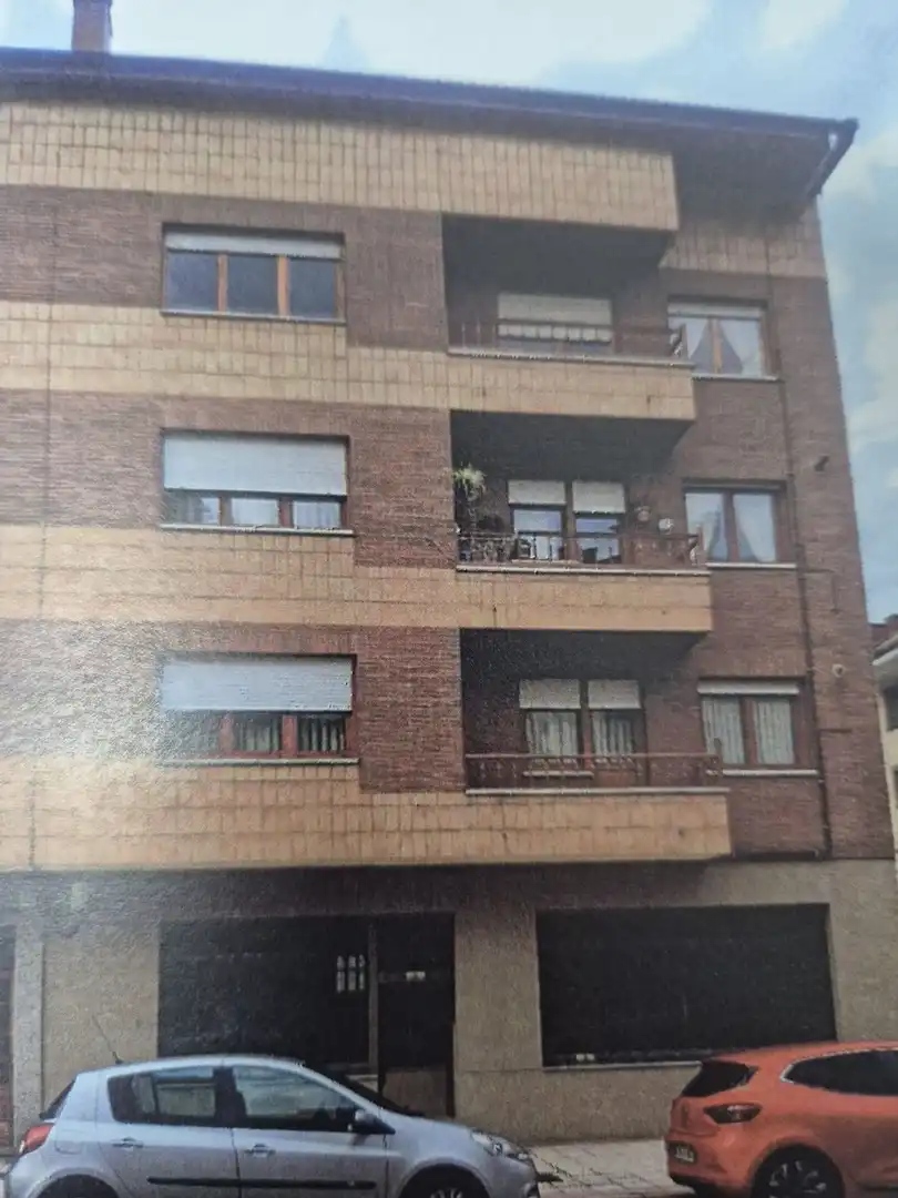Exterior view of Flat for sale in Aller  with Terrace, Storage room and Swimming Pool