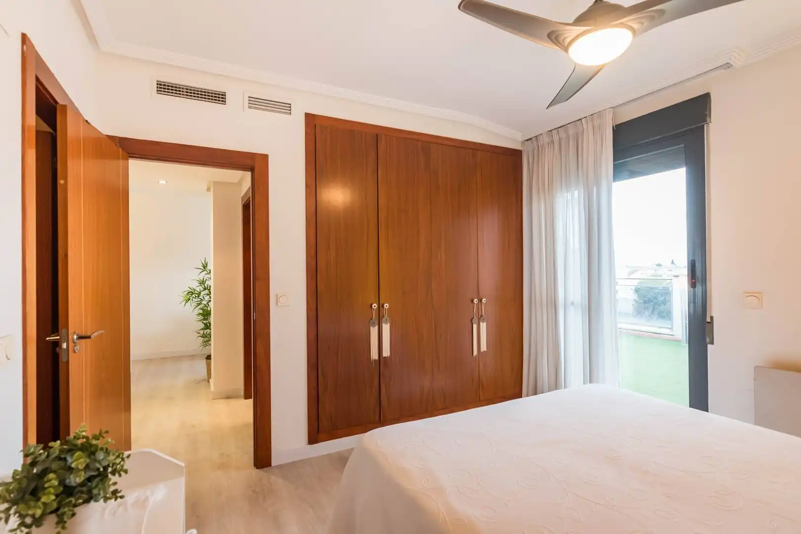 Bedroom of Attic for sale in Murcia  with Air Conditioner, Terrace and Storage room