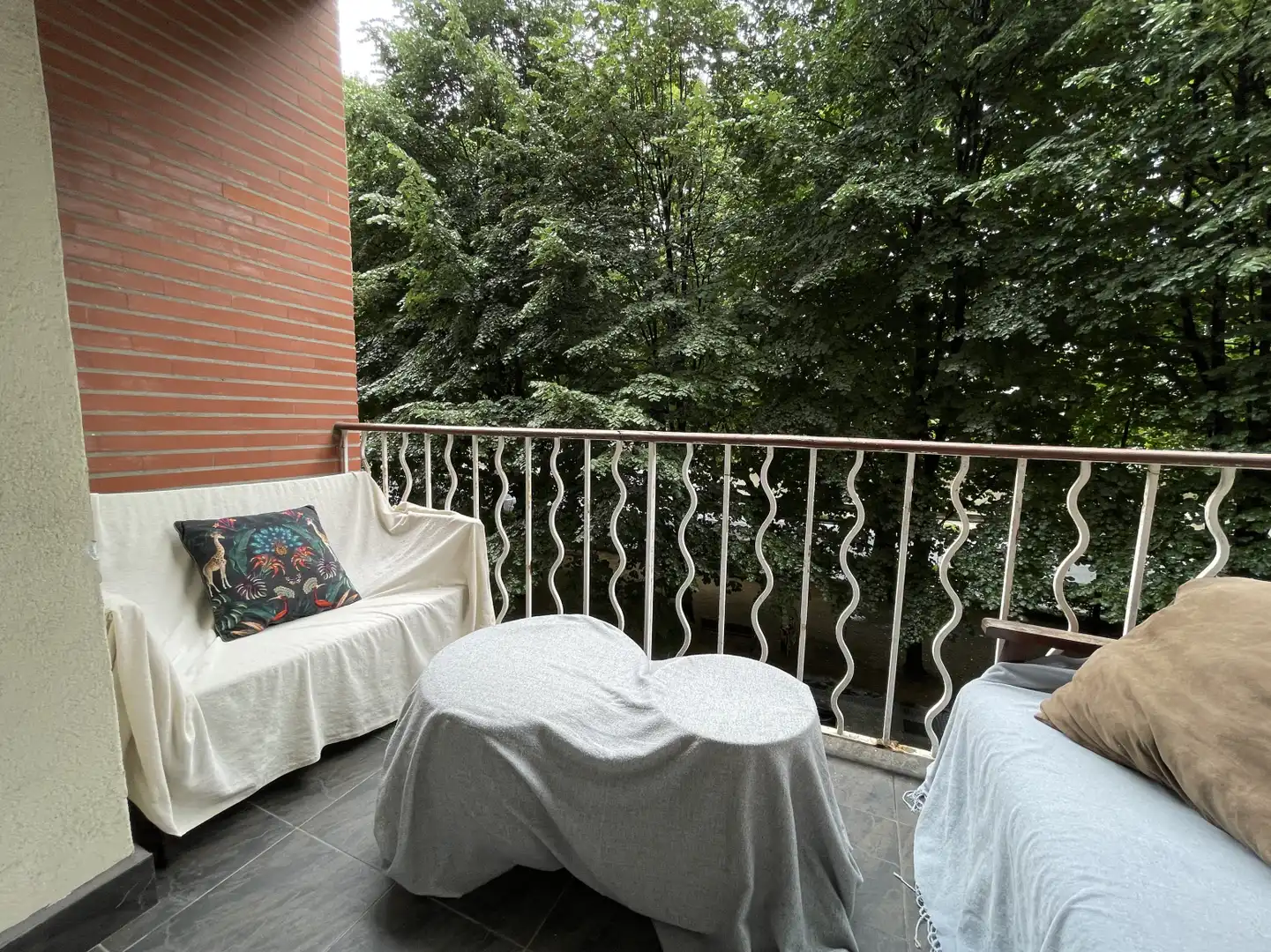 Terraza de Piso de alquiler en Donostia - San Sebastián  con Calefacción, Amueblado y Balcón