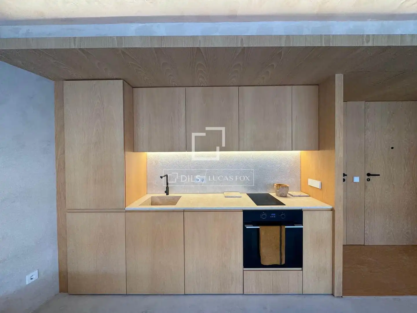 Kitchen of Flat for rent in  Palma de Mallorca  with Air Conditioner, Heating and Parquet flooring