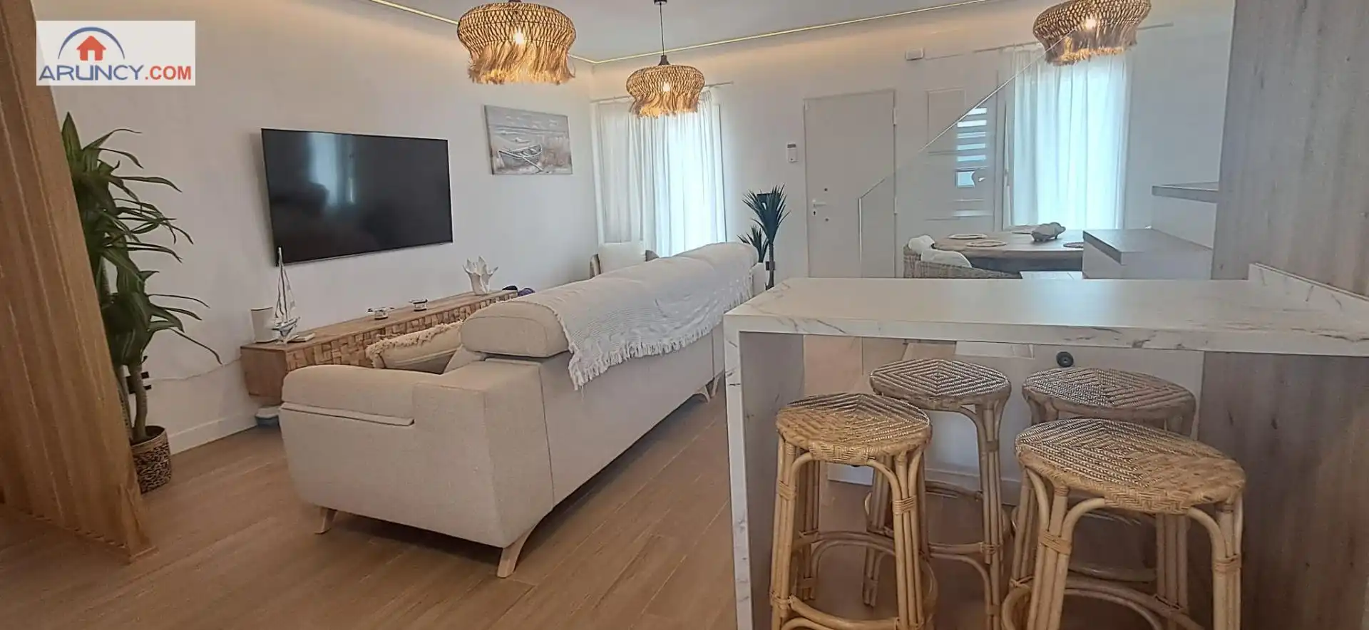 Sala de estar de Casa o chalet en venta en Islantilla con Aire acondicionado, Calefacción y Jardín privado